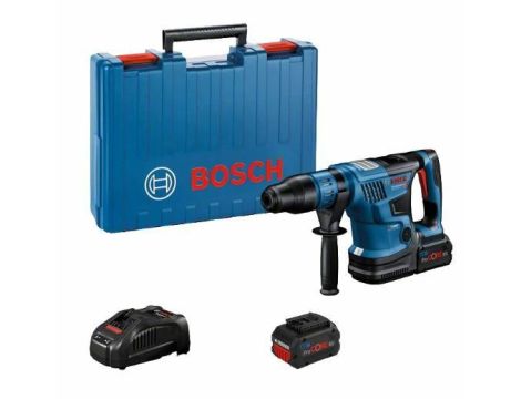 BOSCH MŁOT MAX GBH 18V-36 C 2xPC8,0Ah 7J +MODUŁ BT GCY 42 WALIZKA