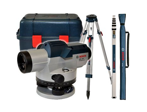 BOSCH NIWELATOR GOL 32 G +STATYW BT 160 +ŁATA GR 500