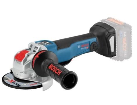 BOSCH SZLIFIERKA KĄTOWA  18V 125mm GWX 18V-10 PSC SOLO WŁĄCZNIK ŁOPATKOWY X-LOCK