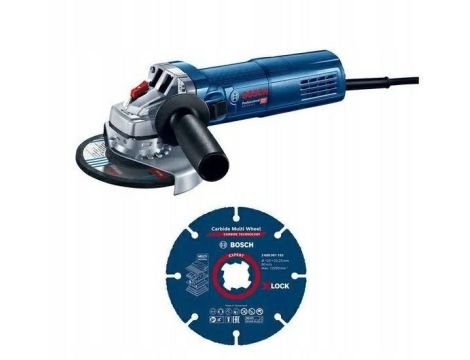 BOSCH SZLIFIERKA KĄTOWA 125mm/ 900W GWS 9-125 S REG.OBR. +TARCZA TNĄCA CARBIDE ...