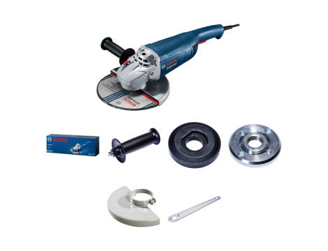 BOSCH SZLIFIERKA KĄTOWA 230mm/2200W GWS 2200-230 WŁĄCZNIK ŁOPATKOWY