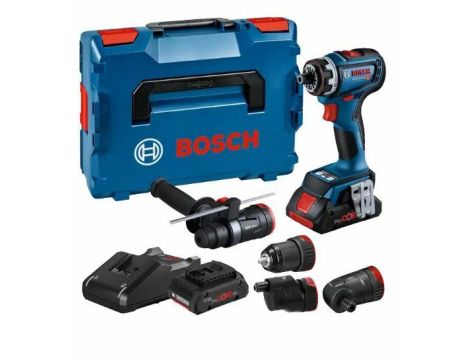 BOSCH WKRĘTARKA 18V GSR 18V-90 FC 2xPC4,0Ah 64/36Nm WYMINNE GŁOWICE +2x GFA LB