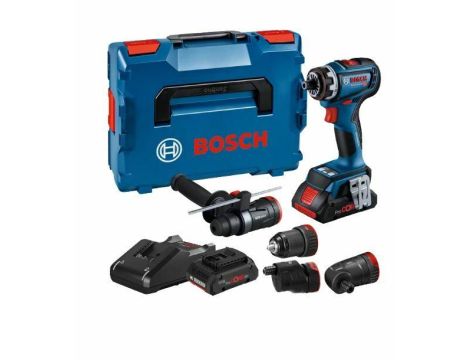 BOSCH WKRĘTARKA 18V GSR 18V-90 FC 2xPC4,0Ah 64/36Nm WYMINNE GŁOWICE +4x GFA LB