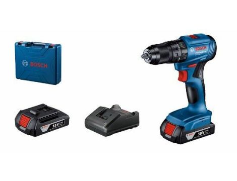 BOSCH WKRĘTARKA UDAROWA 18V GSB 185-LI 2x2,0Ah 50/21Nm WALIZKA