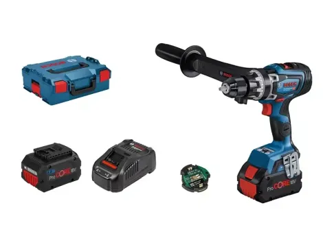 BOSCH WKRĘTARKA UDAROWA 18V GSB 18V-150 C 2xPC8,0Ah 150/84Nm +MODUŁ BT GCY 42 LB