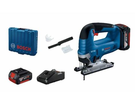 BOSCH WYRZYNARKA 18V GST 185-LI 2x4,0Ah UCHWYT "B" WALIZKA