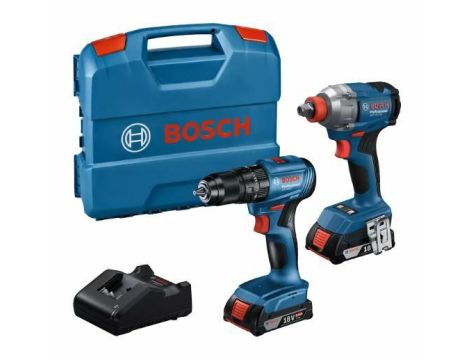 BOSCH ZESTAW COMBO 18V (GDX 18V-285, GSB 185-LI) 2x2,0Ah L-CASE