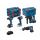 BOSCH ZESTAW COMBO 18V (GSR 18V-90C, GDX 18V-210C, GBH 18V-24C, GSA 18V-28) 1xPC4,0Ah 2xPC5,5Ah