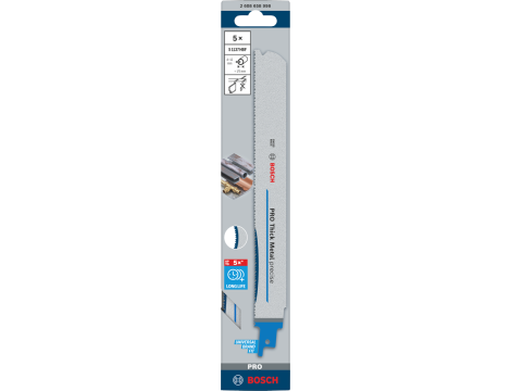 BOSCH BRZESZCZOT S PRO S1137HBF 1,1 x 25 x 225mm /5szt.