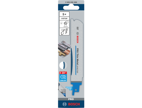 BOSCH BRZESZCZOT S PRO S937EAF 1,1 x 25 x 150mm /5szt.