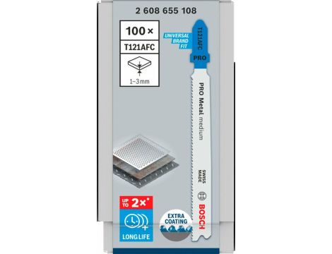 BOSCH BRZESZCZOT T PRO METAL MEDIUM T121AFC 92 mm /100szt.