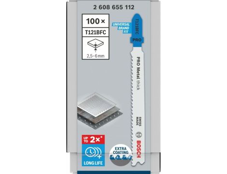BOSCH BRZESZCZOT T PRO METAL THICK T121BFC 92 mm /100szt. - 2