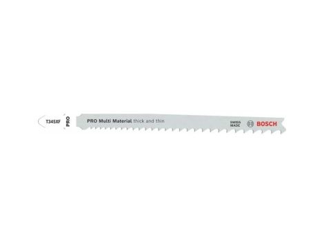 BOSCH BRZESZCZOT T PRO MULTI MATERIAL THICK AND THIN T345XF 132 mm /2szt.