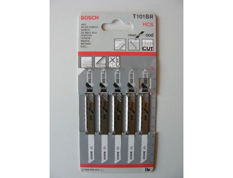 BOSCH BRZESZCZOT T101BR  /5szt./DREWNO - 2
