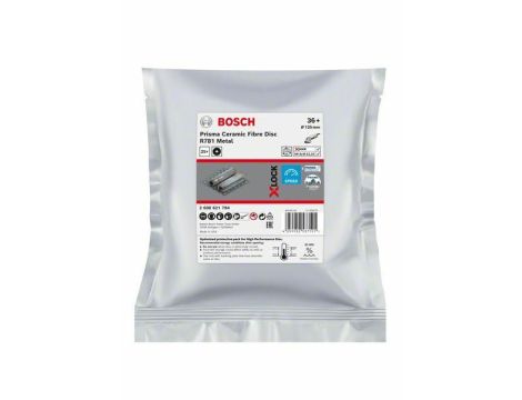 BOSCH FIBRA KRĄŻEK METAL 125 gr. 36 /25szt. X-LOCK
