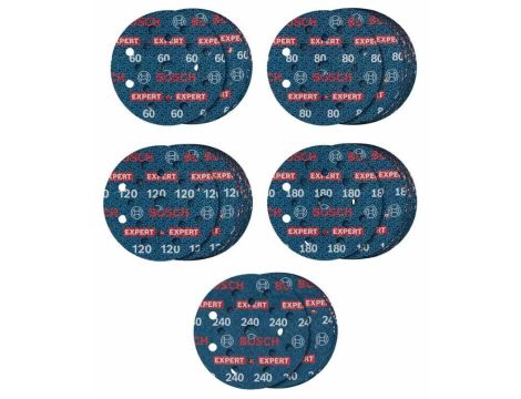 BOSCH FOLIA ŚCIERNA 125mm MIX 55szt.