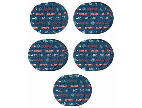 BOSCH FOLIA ŚCIERNA 150mm MIX 55szt.