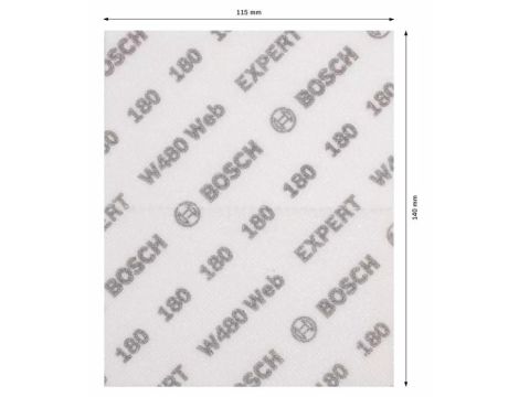 BOSCH GĄBKA ŚCIERNA P180 /2szt.