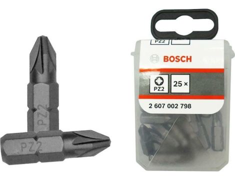 BOSCH KOŃCÓWKA EXH PZ2 x 25mm   25szt.