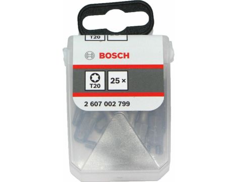 BOSCH KOŃCÓWKA EXH T20 x 25mm   25szt.