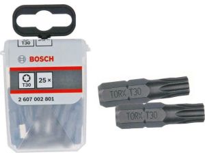 BOSCH KOŃCÓWKA EXH T30 x 25mm   25szt.