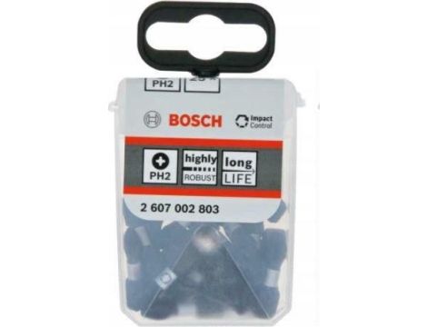 BOSCH KOŃCÓWKA IMP. PH2 x 25mm   25szt.