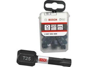 BOSCH KOŃCÓWKA IMP. T25 x 25mm   25szt.