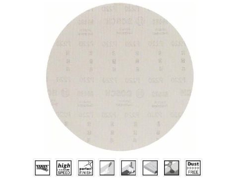 BOSCH KRĄŻEK/SIATKA 225 M480  gr.220 /25szt....W