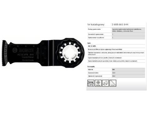 BOSCH MT BRZESZCZOT AIZ 32 APB WOOD AND METAL - 2