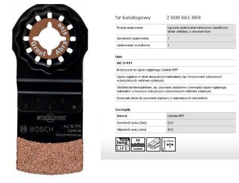 BOSCH MT BRZESZCZOT OMT AIZ32RT