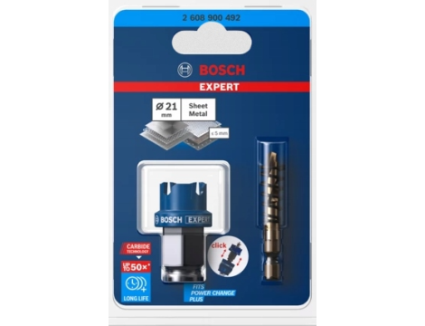BOSCH OTWORNICA TCT EXPERT SHEETMET  21mm