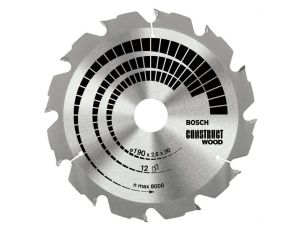 BOSCH PIŁA CONSTRU.WOOD 160x20/16x12z x2,6 ...