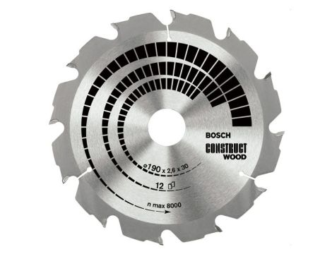 BOSCH PIŁA CONSTRU.WOOD 350x30x24z x3,5 MAT. Z GWOŹDZIAMI