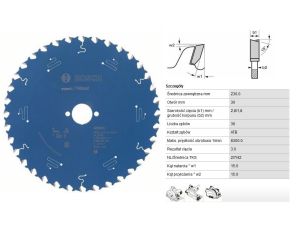 BOSCH PIŁA EXP.WOOD 230x30x36z