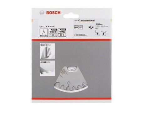 BOSCH PIŁA PODCINAK 100x22x24z ... Best for Laminated Panel