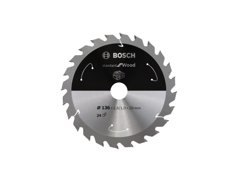 BOSCH PIŁA STANDARD WOOD ACCU 136x20x24z - 2