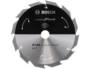 BOSCH PIŁA STANDARD WOOD ACCU 160x20x12z - image 2