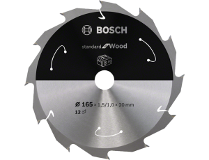 BOSCH PIŁA STANDARD WOOD ACCU 165x20x12z - image 2