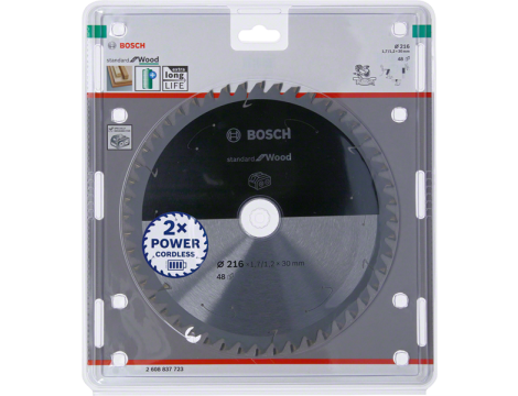 BOSCH PIŁA STANDARD WOOD ACCU 216x30x48z