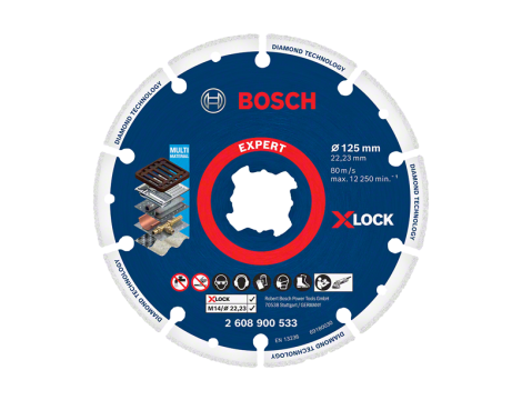 BOSCH TARCZA D.* 125mm DO METALU  X-LOCK... - 2