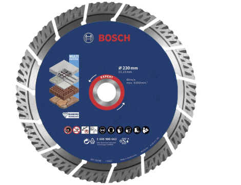 BOSCH TARCZA DIAM.SEGMENT 230x22.23x2.4mm EXPERT MULTI MATERIAL