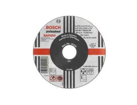 BOSCH TARCZA MET.115mm x 1,0mm x 22mm RAPIDO ... - 2