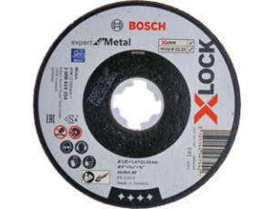 BOSCH TARCZA MET.125mm x 1,6mm x 22mm   X-LOCK