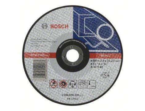BOSCH TARCZA MET.180mm x 3,0mm x 22,2mm