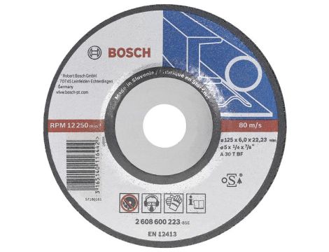 BOSCH TARCZA SZLIF.METAL 125mm x 6,0mm x 22,2mm EXPERT FOR METAL
