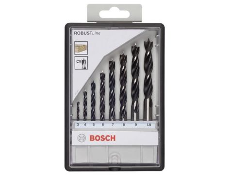 BOSCH WIERTŁO DO DREWNA 8szt.3-10mm ... ROBUST