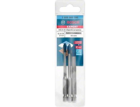 BOSCH WIERTŁO HEX-9 HARD CERAMIC ZESTAW 3szt. (5/6/8) EXPERT - 2
