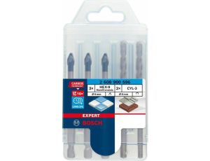 BOSCH WIERTŁO HEX-9 HARD CERAMIC ZESTAW 5szt. MIX EXPERT