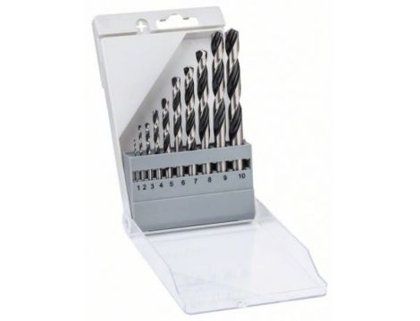 BOSCH WIERTŁO METAL HSS POINTTEQ 10cz. kpl.