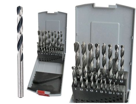 BOSCH WIERTŁO METAL HSS POINTTEQ 19cz. kpl.